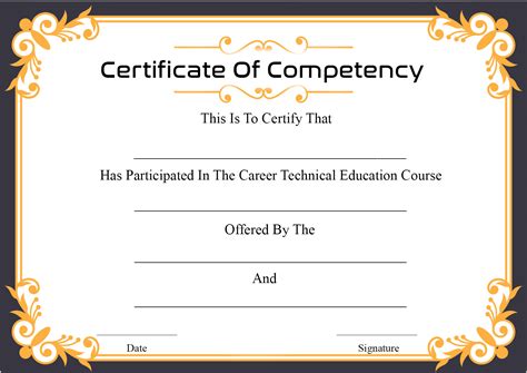 DOCUMENTARY REQUIREMENTS CERTIFICATE OF COMPETENCY.